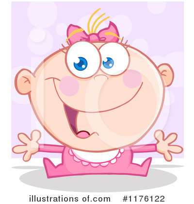 Royalty-Free (RF) Baby Clipart Illustration by Hit Toon - Stock Sample #1176122