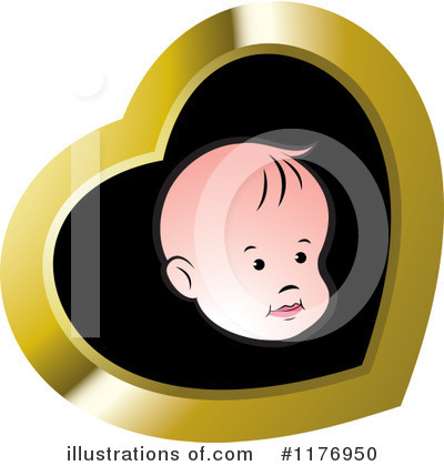 Royalty-Free (RF) Baby Clipart Illustration by Lal Perera - Stock Sample #1176950