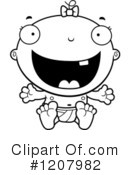 Baby Clipart #1207982 by Cory Thoman