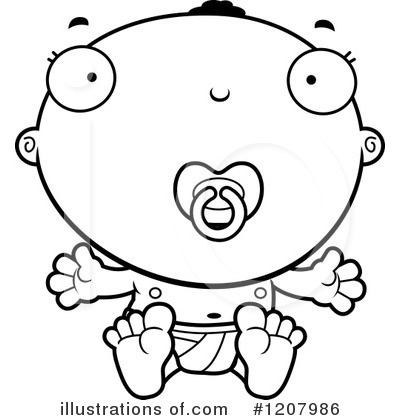 Royalty-Free (RF) Baby Clipart Illustration by Cory Thoman - Stock Sample #1207986
