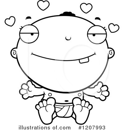 Royalty-Free (RF) Baby Clipart Illustration by Cory Thoman - Stock Sample #1207993