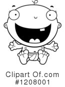 Baby Clipart #1208001 by Cory Thoman