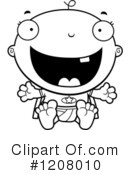 Baby Clipart #1208010 by Cory Thoman