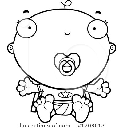 Royalty-Free (RF) Baby Clipart Illustration by Cory Thoman - Stock Sample #1208013