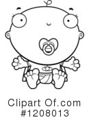 Baby Clipart #1208013 by Cory Thoman
