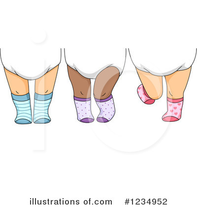 Royalty-Free (RF) Baby Clipart Illustration by BNP Design Studio - Stock Sample #1234952