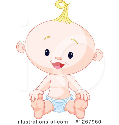 Royalty-Free (RF) Baby Clipart Illustration by Pushkin - Stock Sample #1267960