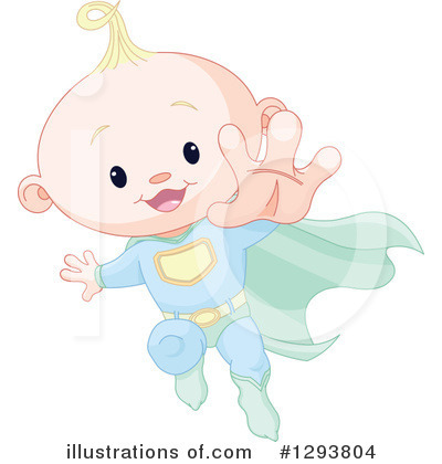 Royalty-Free (RF) Baby Clipart Illustration by Pushkin - Stock Sample #1293804