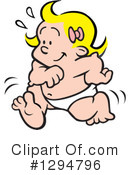 Baby Clipart #1294796 by Johnny Sajem