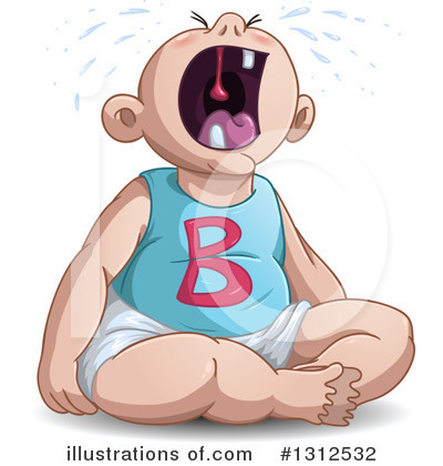 Crying Baby Clipart #1312532 by Liron Peer