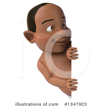 Black Baby Clipart #1347923 by Julos