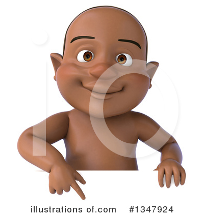 Black Baby Clipart #1347924 by Julos