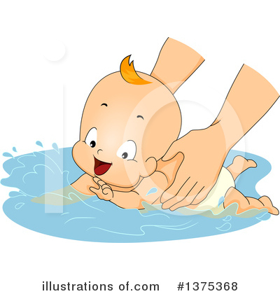 Royalty-Free (RF) Baby Clipart Illustration by BNP Design Studio - Stock Sample #1375368