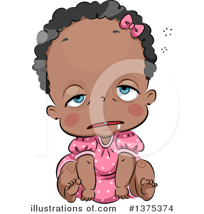 Baby Girl Clipart #1375374 by BNP Design Studio