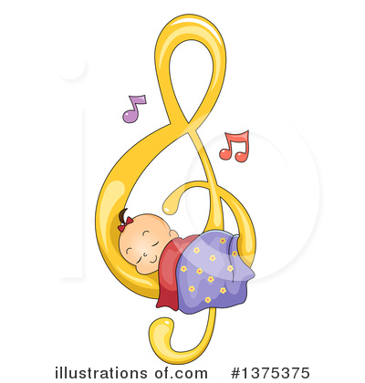 Baby Girl Clipart #1375375 by BNP Design Studio
