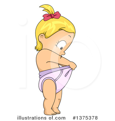 Baby Girl Clipart #1375378 by BNP Design Studio