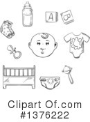 Baby Clipart #1376222 by Vector Tradition SM