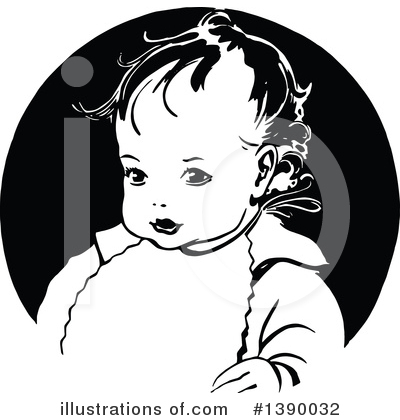 Royalty-Free (RF) Baby Clipart Illustration by Prawny Vintage - Stock Sample #1390032
