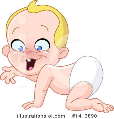 Royalty-Free (RF) Baby Clipart Illustration by yayayoyo - Stock Sample #1413890