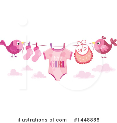 Royalty-Free (RF) Baby Clipart Illustration by visekart - Stock Sample #1448886