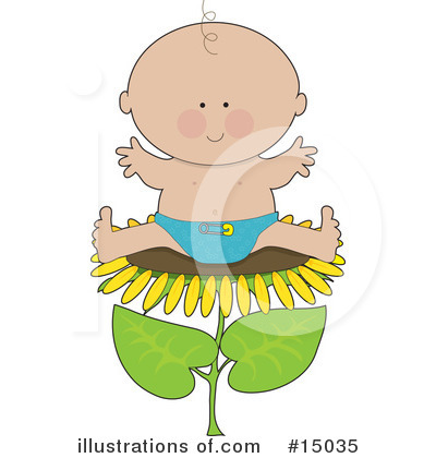 Royalty-Free (RF) Baby Clipart Illustration by Maria Bell - Stock Sample #15035