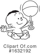 Baby Clipart #1632192 by Johnny Sajem