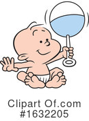 Baby Clipart #1632205 by Johnny Sajem
