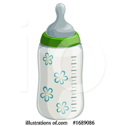 Baby Bottle Clipart #1689086 by Vector Tradition SM