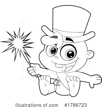 Sparkler Clipart #1786723 by Hit Toon