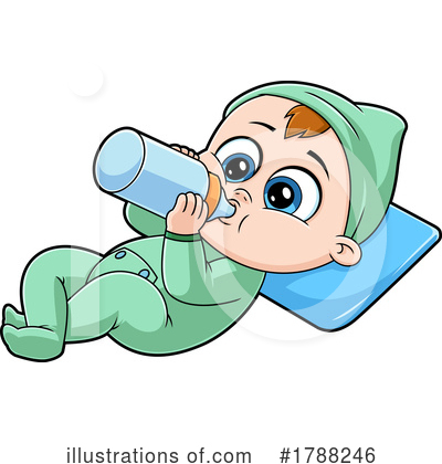 Royalty-Free (RF) Baby Clipart Illustration by Hit Toon - Stock Sample #1788246