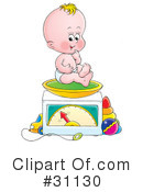 Baby Clipart #31130 by Alex Bannykh