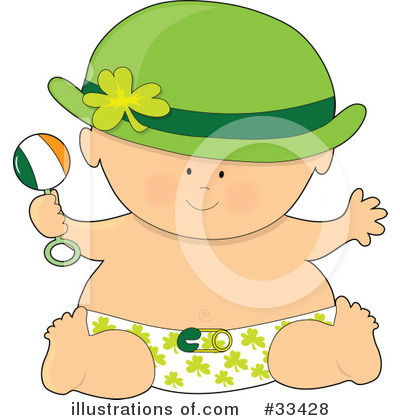 Royalty-Free (RF) Baby Clipart Illustration by Maria Bell - Stock Sample #33428