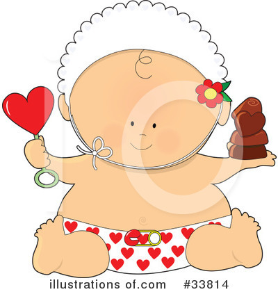 Royalty-Free (RF) Baby Clipart Illustration by Maria Bell - Stock Sample #33814
