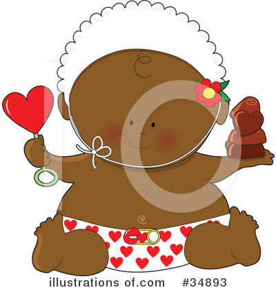 Royalty-Free (RF) Baby Clipart Illustration by Maria Bell - Stock Sample #34893