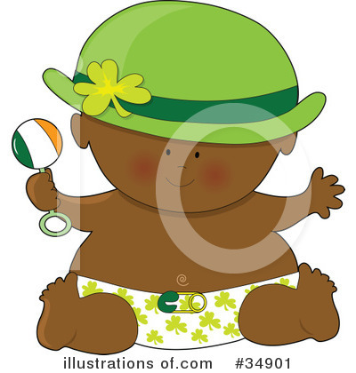 Royalty-Free (RF) Baby Clipart Illustration by Maria Bell - Stock Sample #34901
