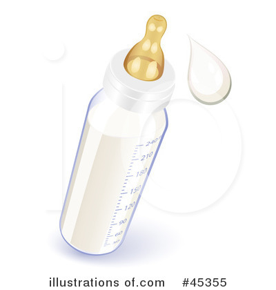 Baby Bottle Clipart #45355 by Oligo