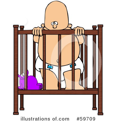 Baby Crib Clipart #59709 by djart