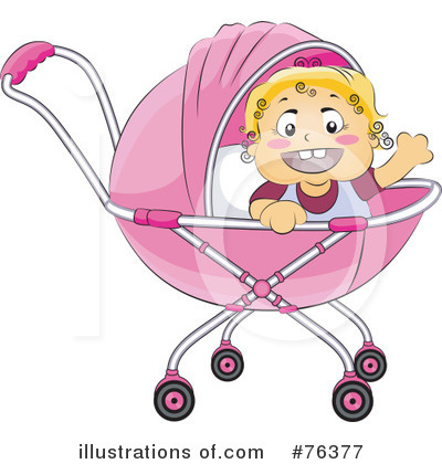 Baby Stroller Clipart #76377 by BNP Design Studio