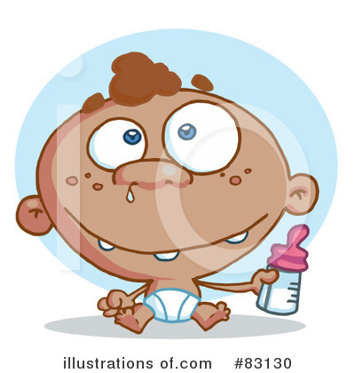 Royalty-Free (RF) Baby Clipart Illustration by Hit Toon - Stock Sample #83130