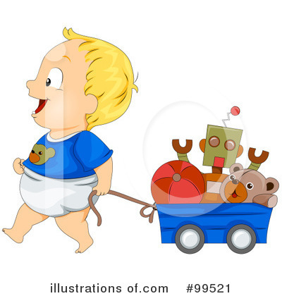 Royalty-Free (RF) Baby Clipart Illustration by BNP Design Studio - Stock Sample #99521