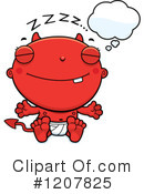 Baby Devil Clipart #1207825 by Cory Thoman