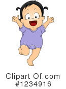 Baby Girl Clipart #1234916 by BNP Design Studio