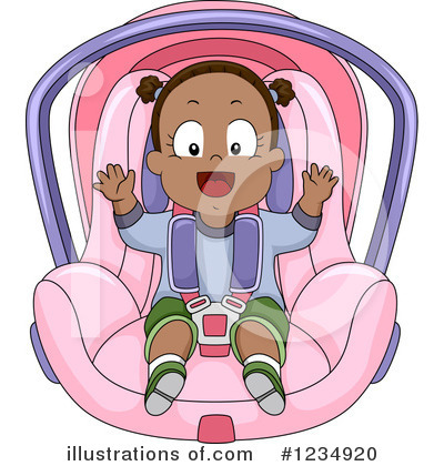 Royalty-Free (RF) Baby Girl Clipart Illustration by BNP Design Studio - Stock Sample #1234920