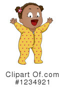 Baby Girl Clipart #1234921 by BNP Design Studio