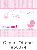Baby Girl Clipart #58374 by MilsiArt