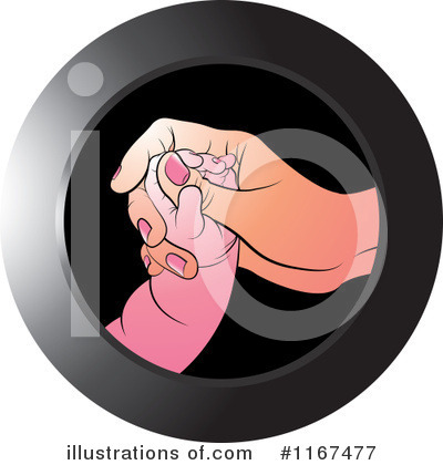 Baby Hand Clipart #1167477 by Lal Perera