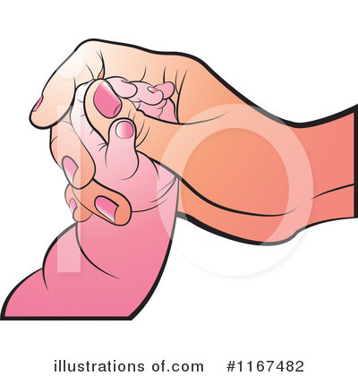 Baby Hand Clipart #1167482 by Lal Perera