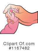 Baby Hand Clipart #1167482 by Lal Perera