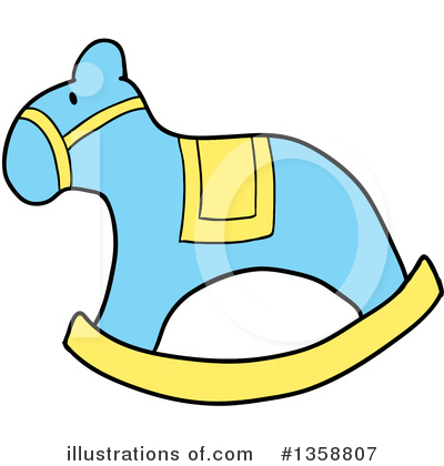 Rocking Horse Clipart #1358807 by LaffToon