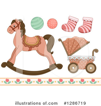 Royalty-Free (RF) Baby Nursery Clipart Illustration by BNP Design Studio - Stock Sample #1286719